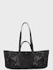 Palmah Fabric Women's Tote Handbag Black