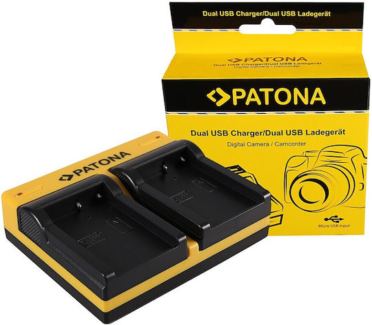 Patona Διπλός Φορτιστής Μπαταρίας Συμβατός με Casio