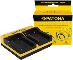 Încărcător Dublu Patona F JVC BN-VF808U GR-D DRD818 DR-D818 GRD720 GR-D720 GRD720E Inclus Cablu Micro-USB