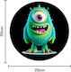 Mouse Pad Rubber Diameter 20cm Monsters