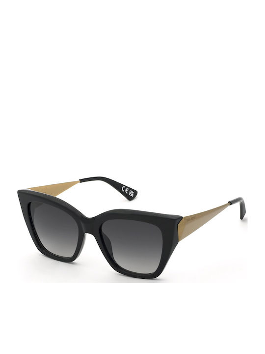 Nina Ricci Ochelari De Soare Pentru Femei Cu Culoare Neagră A Scleletului Și Culoare Neagră A Făcătorului SNR487 700K
