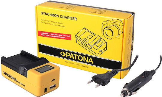 Patona Synchron Usb Charger F Gopro Abpak001 Abpak-001 Lcd