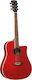 Semi-Acoustic Guitar Nxtd100ce See Through Cutaway Red / Blue