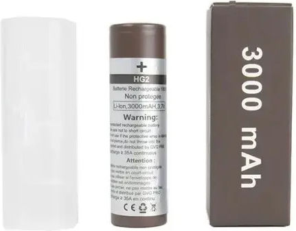 LG Hg2 Презареждаща се Батерия 18650 3000mAh 3.7V