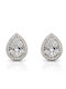 Paraxenies Silver Stud Earrings with Stones