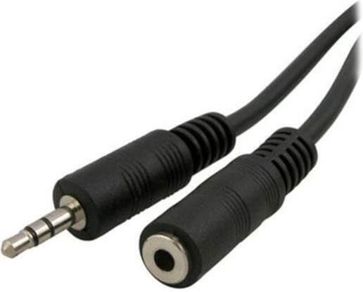 Audio Cable 3.5mm Female - 3.5mm Female Black 3m