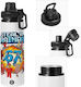 Koupakoupa Steal A Brainrot 67 Roblox Style Kinder Trinkflasche Aluminium mit Schraubverschluss Auslaufsicher 850ml KP_33132_850lidSchwarz