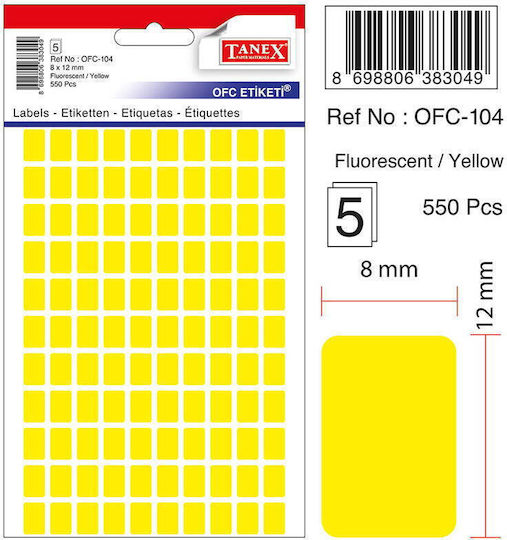 Tanex 550 Role Autoadezive în Role 8x12mm