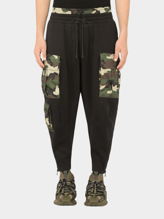Dolce & Gabbana Pantaloni Jogger De Trening Negri