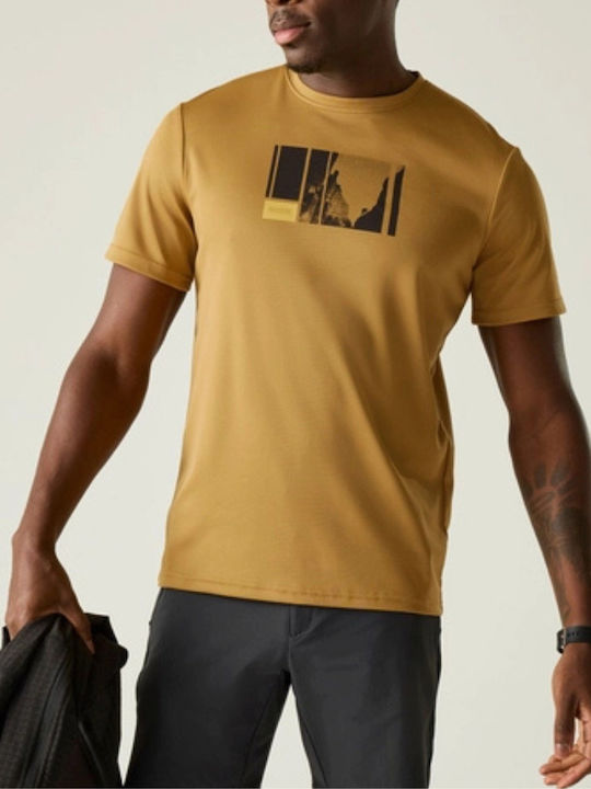 Sportliches T-Shirt Senfgelb