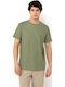 Herrenblusen Kurzarm T-Shirt Olive