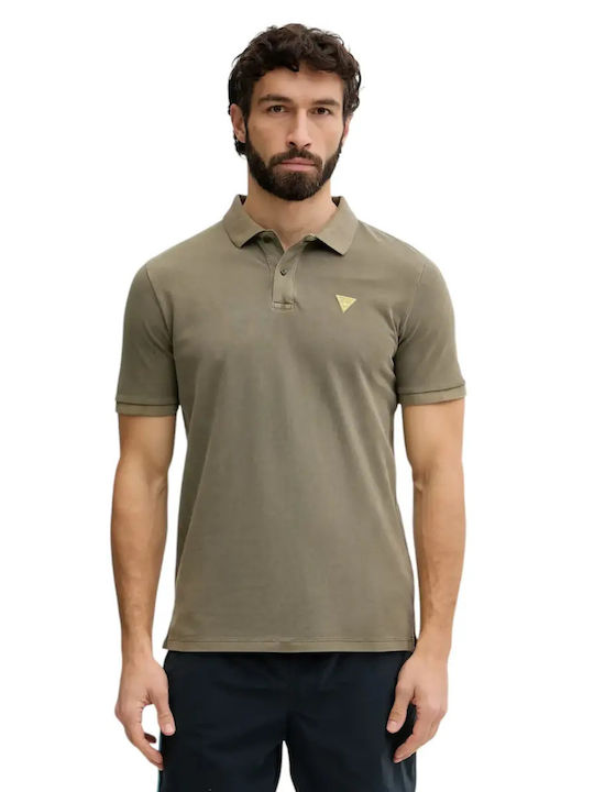 Guess Guess Polo Herrenbluse Kurzarm Khaki