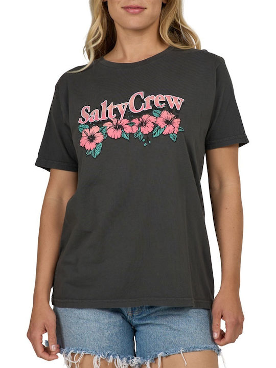 Salty Crew Tricou Damă Cărbune