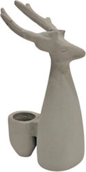 InTheBox Suport Pentru Lumânare De Crăciun Alb 19x9cm