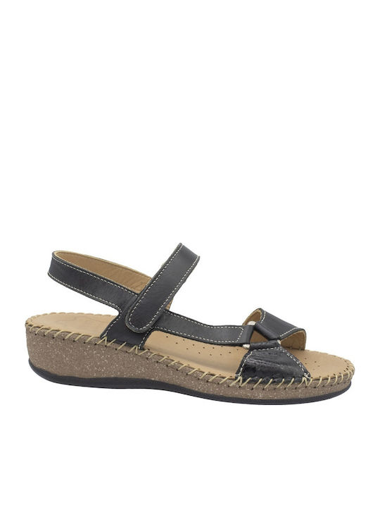 Castor Anatomic Leder Flache Damen Sandalen Ana...
