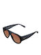 Meller Lira Unisex Sonnenbrillen mit Schwarzem Rahmen und Schwarzem Polarisiertem Glas