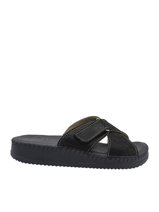 Castor Anatomic Leder Flache Damen Sandalen Ana...