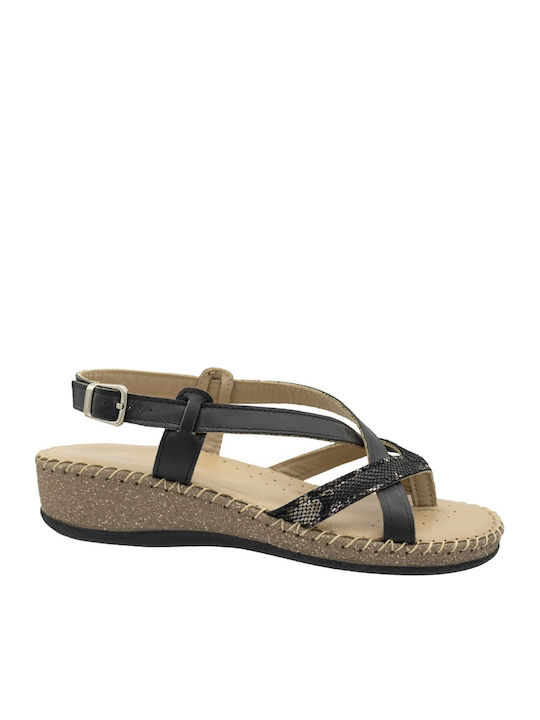 Castor Anatomic Leder Flache Damen Sandalen Ana...