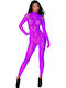 Sexy Women's Floral Mesh Sleeve Bodystocking