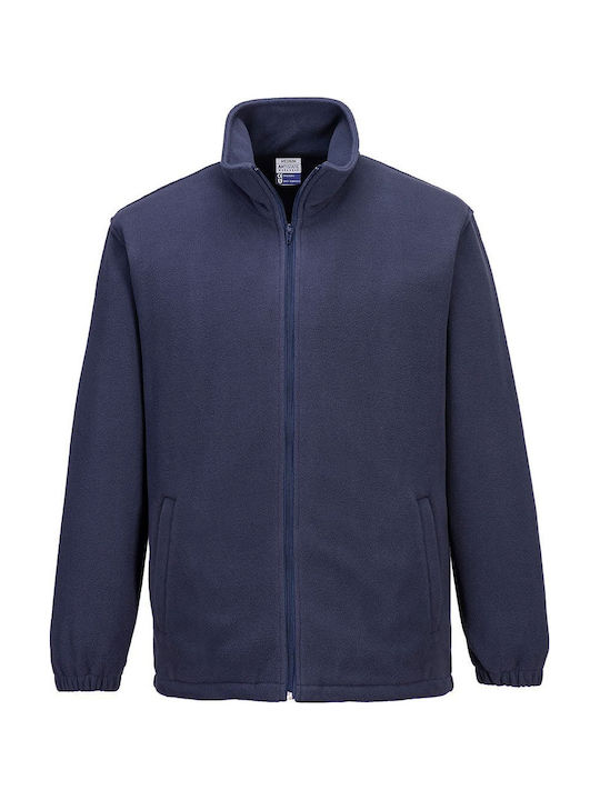 Portwest AS26 Men's Work Shirt Navy Blue Fleece