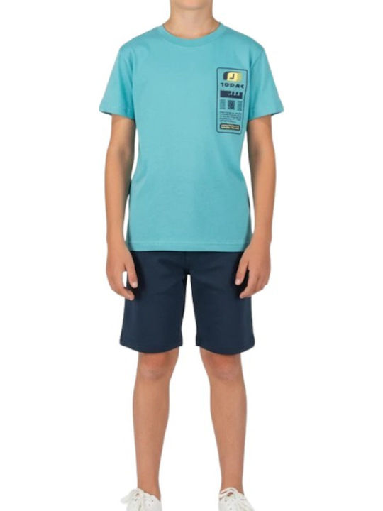 Joyce Σετ Καλοκαιρινό 2τμχ Turquoise/navy
