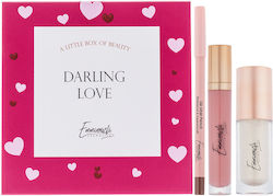 Emmanouela Cosmetics Σετ Μακιγιάζ για τα Χείλη 3τμχ