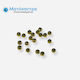 Steel Round Bead 3mm Gold 50 pcs