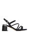 Damen Sandalen mit Strass Schwarz
