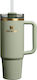 Stanley Quencher Handled Tumbler Thermos Bottle...
