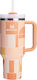 Stanley Quencher Handled Tumbler Thermos Bottle...