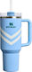 Stanley Quencher Handled Tumbler Thermos Bottle...
