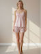 Cootaiya Καλοκαιρινό Babydoll Σομόν
