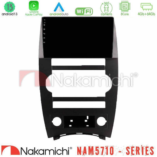 Nakamichi Car Audio System for Jeep Commander 2007-2008 Bluetooth USB WiFi GPS Apple CarPlay Android Auto with 9" Touch Screen