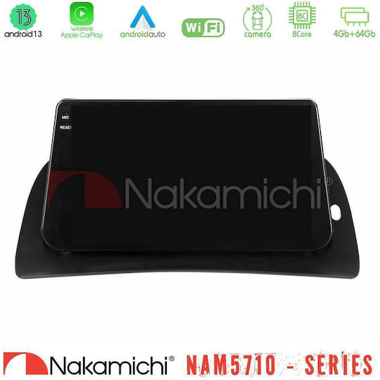 Nakamichi Ηχοσύστημα Αυτοκινήτου για Renault Kangoo 2014-2018 (Bluetooth/USB/WiFi/GPS/Apple-Carplay/Android-Auto) με Οθόνη Αφής 9"