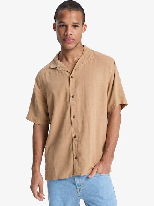 Quiksilver Sunrise Short Sleeve Shirt Brown