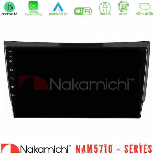 Nakamichi Ηχοσύστημα Αυτοκινήτου για Ssangyong Rexton 2002-2006 (Bluetooth/USB/WiFi/GPS/Apple-Carplay/Android-Auto) με Οθόνη Αφής 9"
