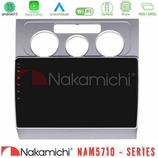 Nakamichi Car Audio System for Volkswagen Touran 2003-2011 Bluetooth USB WiFi GPS Apple CarPlay Android Auto with 10" Touch Screen