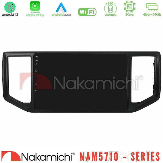 Nakamichi Ηχοσύστημα Αυτοκινήτου για Volkswagen Amarok 2017-2022 (Bluetooth/USB/WiFi/GPS/Apple-Carplay/Android-Auto) με Οθόνη Αφής 9"