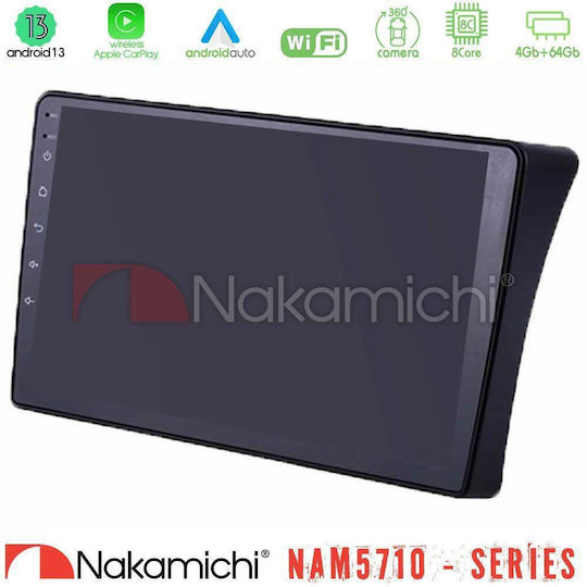 Nakamichi Ηχοσύστημα Αυτοκινήτου για Nissan Navara / Pathfinder 2006-2011 (Bluetooth/USB/WiFi/GPS/Apple-Carplay/Android-Auto) με Οθόνη Αφής 9"