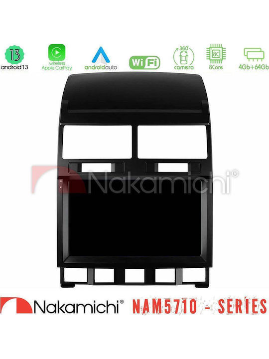 Nakamichi Car Audio System for Volkswagen Touareg 2002 – 2010 Bluetooth USB WiFi GPS Apple CarPlay Android Auto with 9" Touch Screen