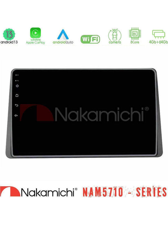 Nakamichi Car Audio System for Renault Arkana 2019 with Touch Screen 10" Bluetooth USB Wi-Fi GPS Apple CarPlay Android Auto