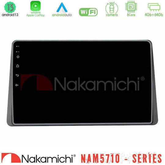 Nakamichi Ηχοσύστημα Αυτοκινήτου για Renault Arkana 2019 (Bluetooth/USB/WiFi/GPS/Apple-Carplay/Android-Auto) με Οθόνη Αφής 10"