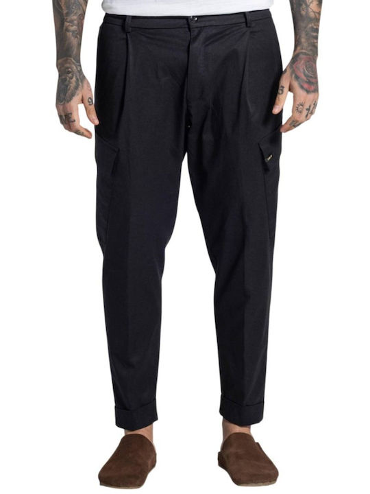 Παντελόνι Cargo σε Loose Εφαρμογή Black