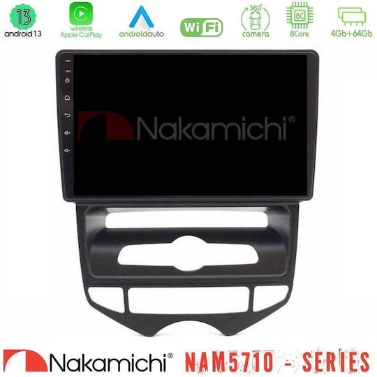 Nakamichi Car Audio System for Hyundai ix20 2010-2020 with A/C Bluetooth USB WiFi GPS Apple CarPlay Android Auto with 10" Touch Screen