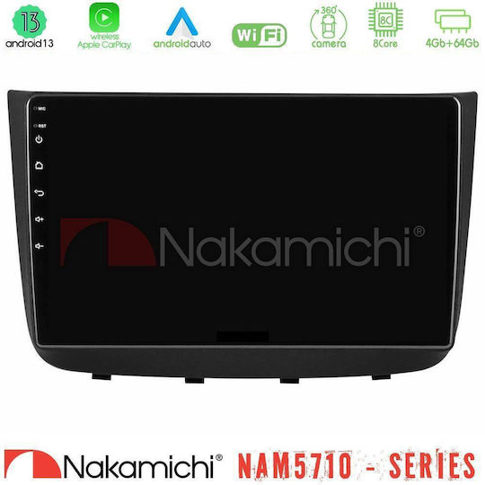 Nakamichi Car Audio System for Mercedes-Benz Vito / Viano 2003-2006 Bluetooth USB WiFi GPS Apple CarPlay Android Auto with 10" Touch Screen