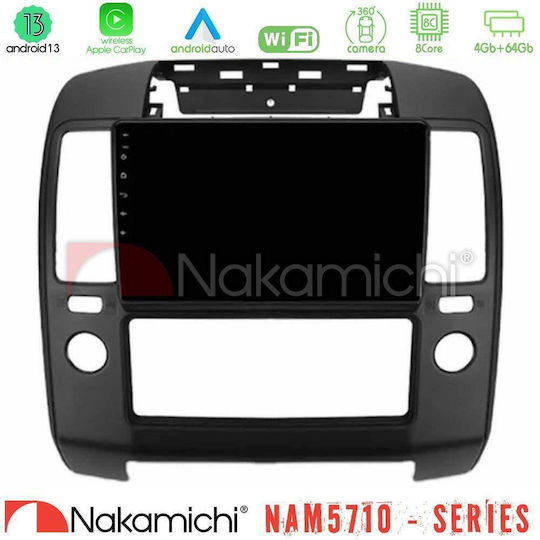 Nakamichi Car Audio System for Nissan Navara / Pathfinder 2006-2011 with A/C Bluetooth USB WiFi GPS Apple CarPlay Android Auto with 9" Touch Screen