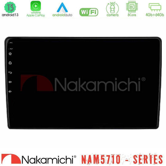 Nakamichi Car Audio System for Ford Mondeo / Focus / S-Max / Galaxy 2007-2014 Bluetooth USB Wi-Fi GPS Apple CarPlay Android Auto CD with 9-inch Touch Screen