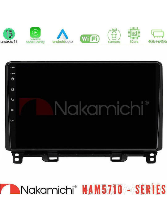 Nakamichi Car Audio System for Honda Jazz 2019 with Touch Screen 9" Bluetooth USB Wi-Fi GPS Apple CarPlay Android Auto