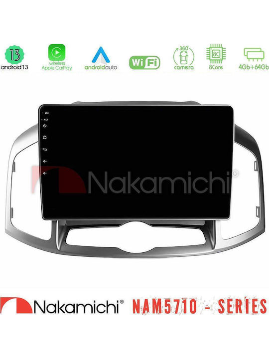 Nakamichi Car Audio System for Chevrolet Captiva 2012-2016 Bluetooth USB WiFi GPS Apple CarPlay Android Auto with 9" Touch Screen