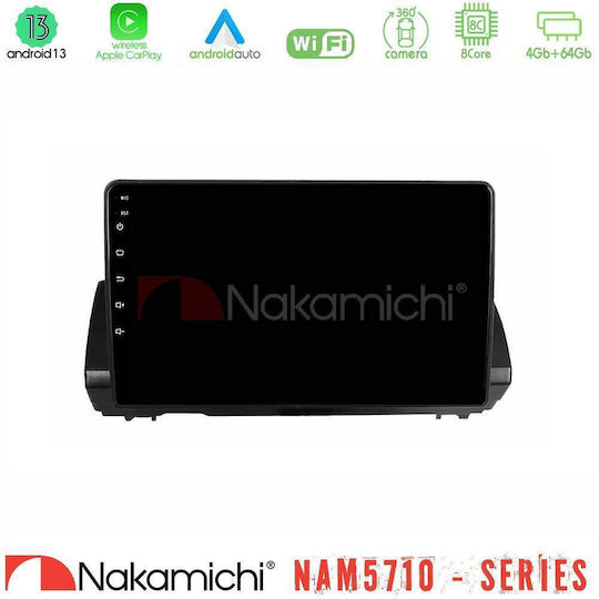Nakamichi Car Audio System for Renault Logan Dacia Sandero Logan Jogger 2022-2026 Bluetooth USB Wi-Fi GPS Apple CarPlay Android Auto with 9 Inch Touch Screen